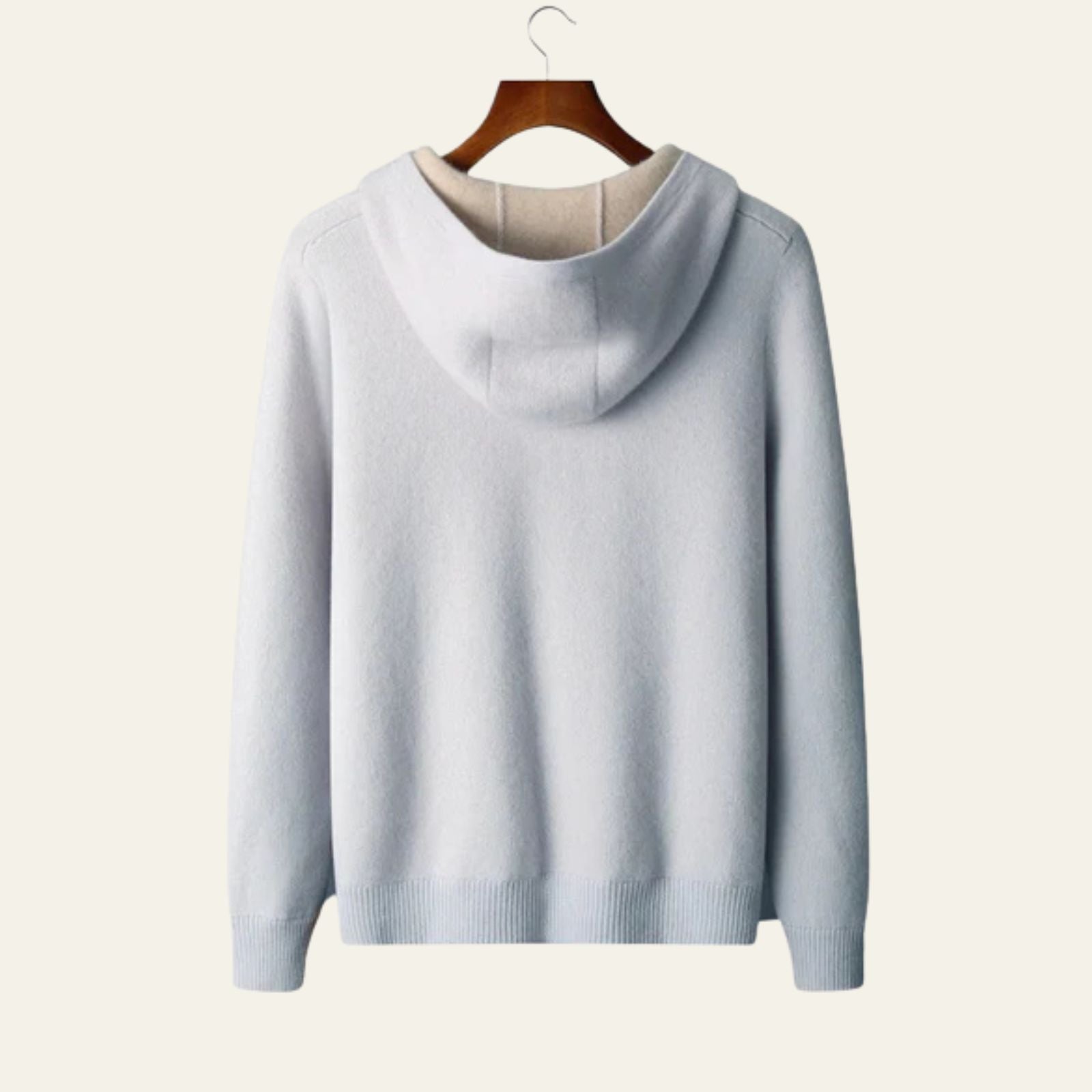 The Lucerne Cashmere Refined Zip Hoodie