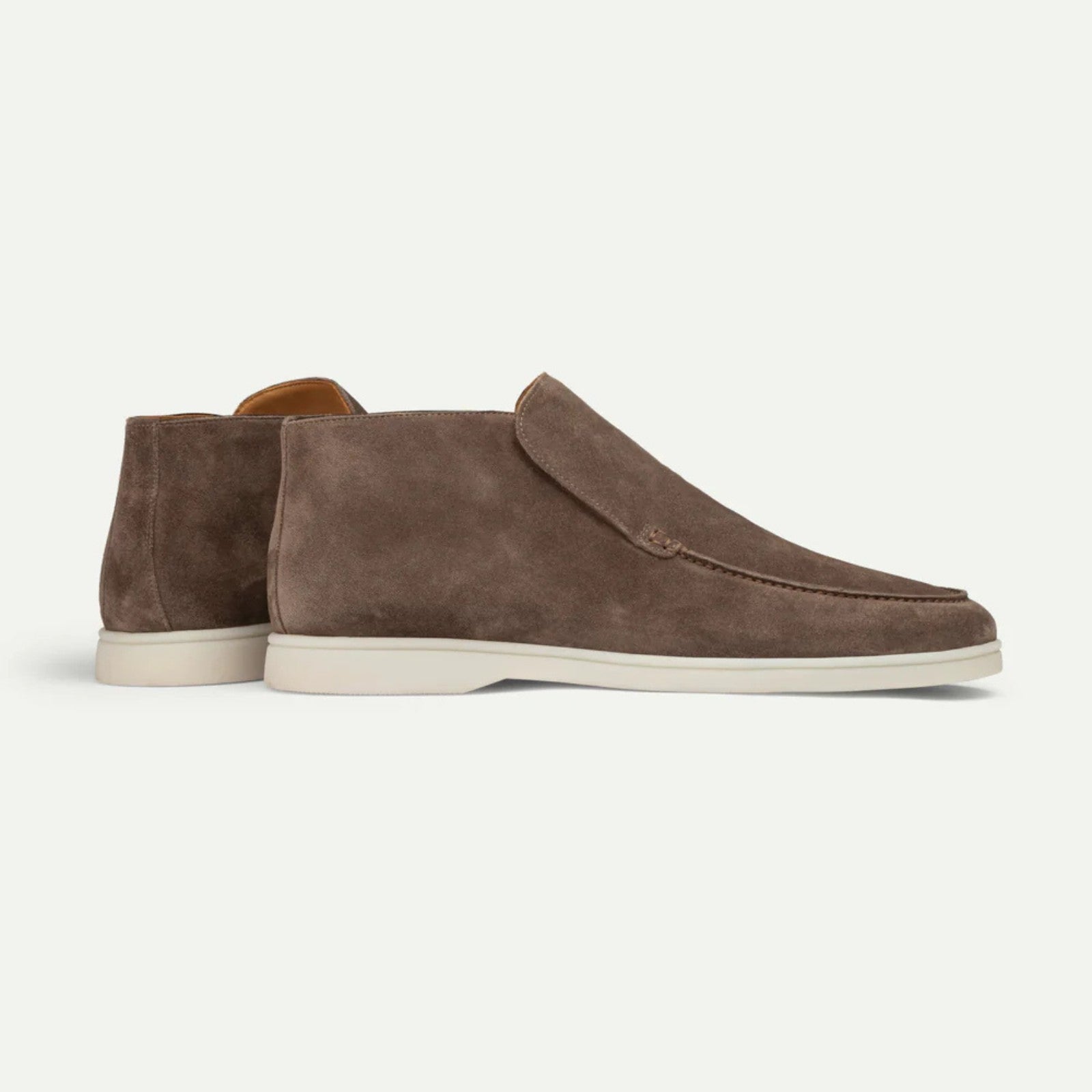 The Modena Suede City Loafer in Chocolate