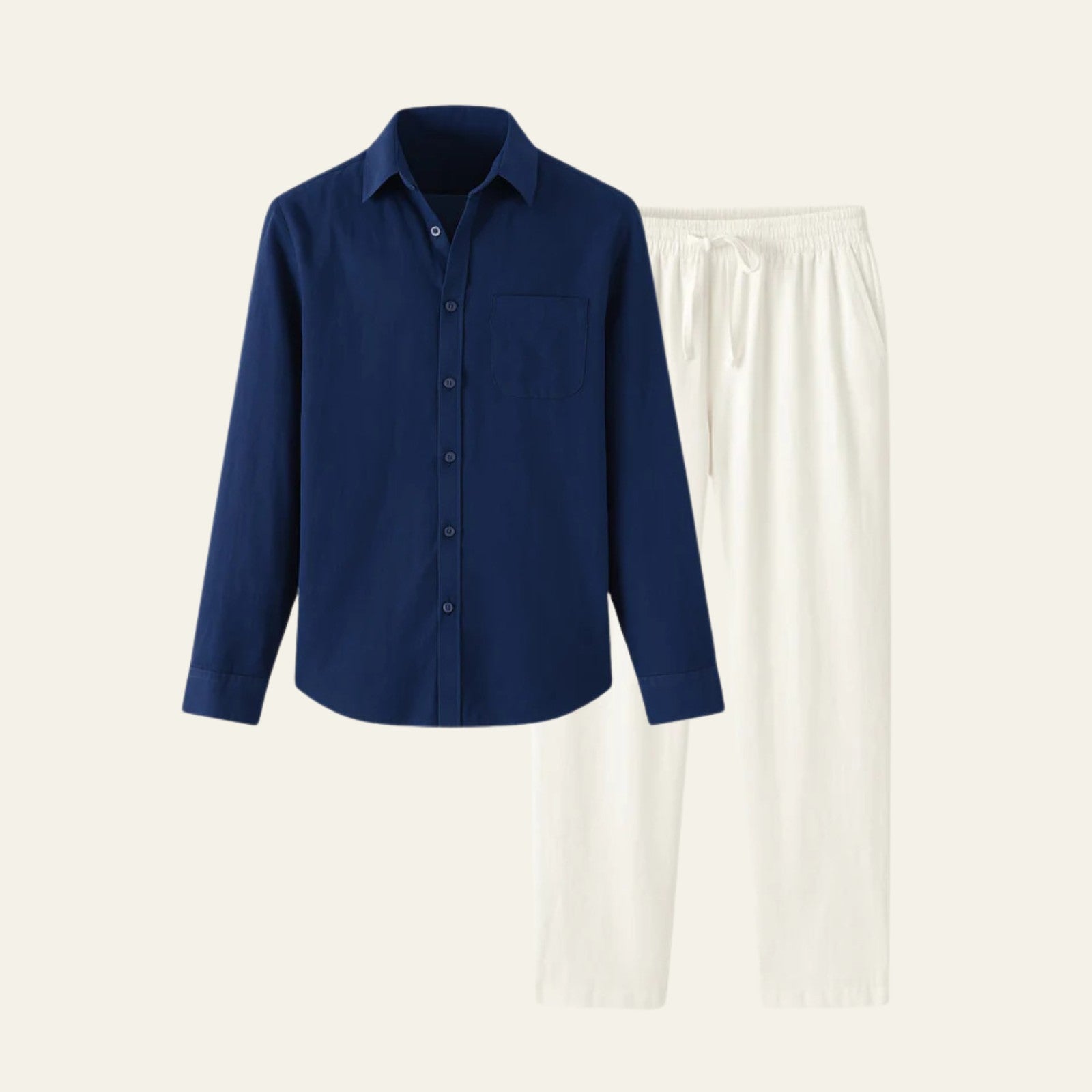 The Kyoto Linen Tailored Pantalon Set