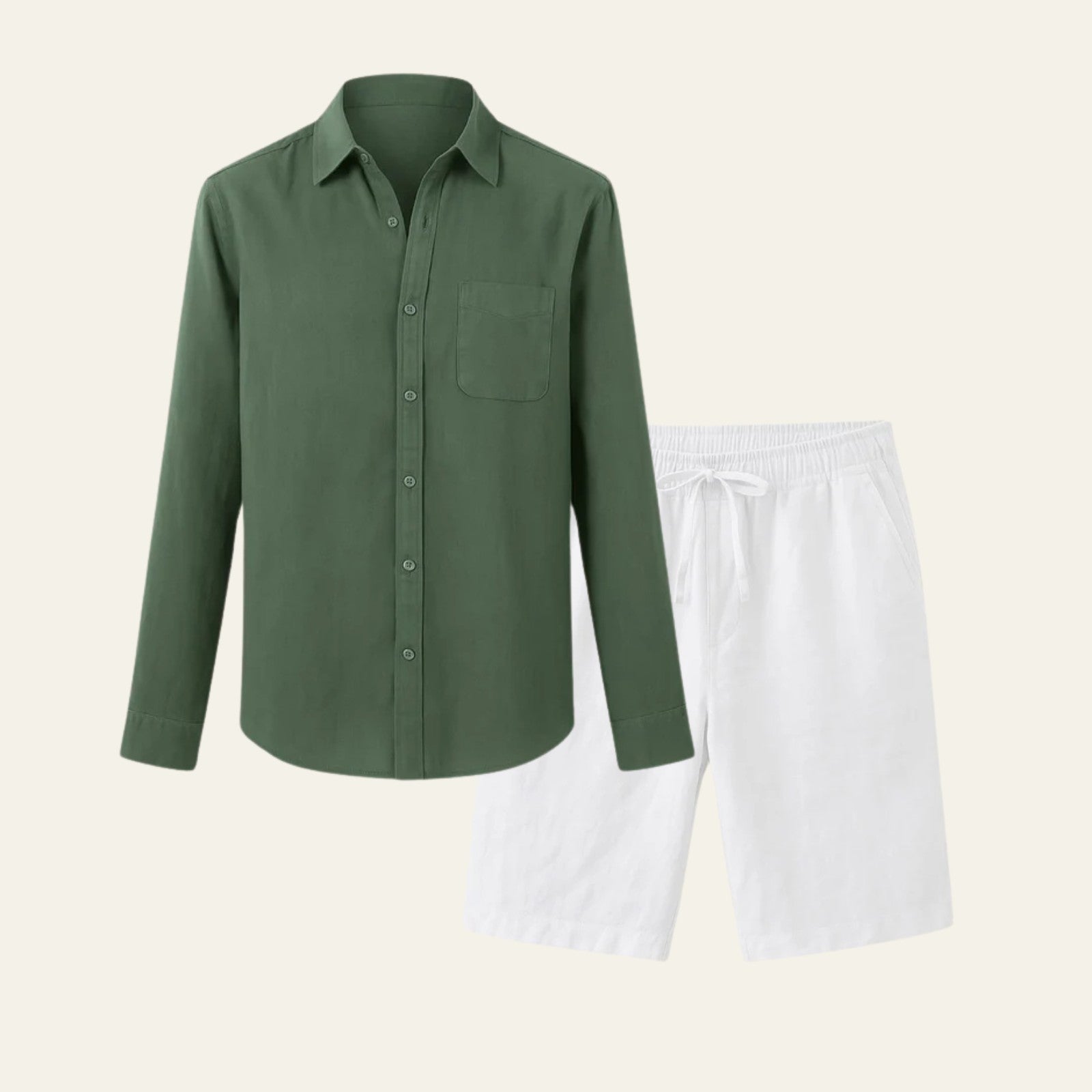 The Casablanca Linen Premium Shorts Set