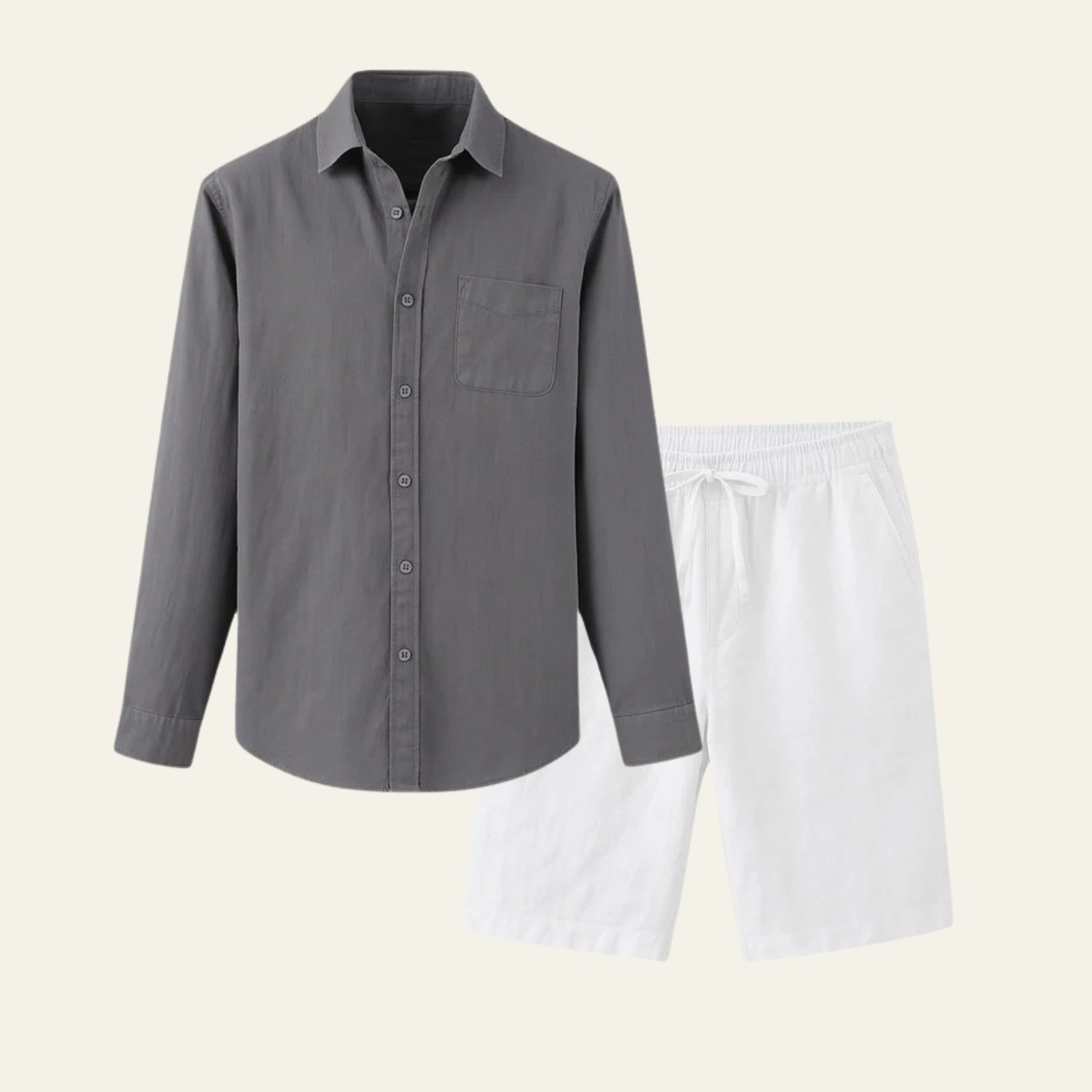 The Casablanca Linen Premium Shorts Set