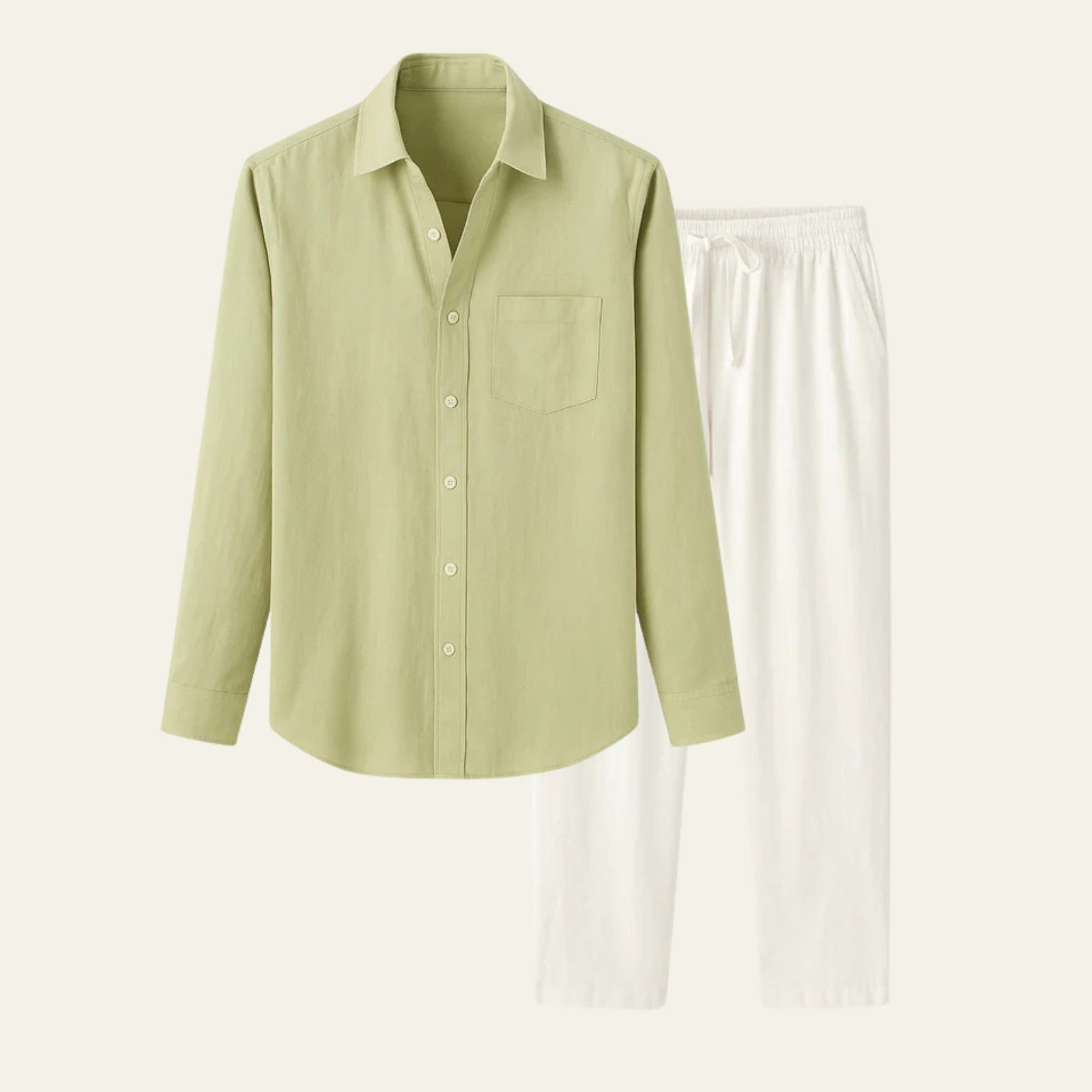 The Kyoto Linen Tailored Pantalon Set