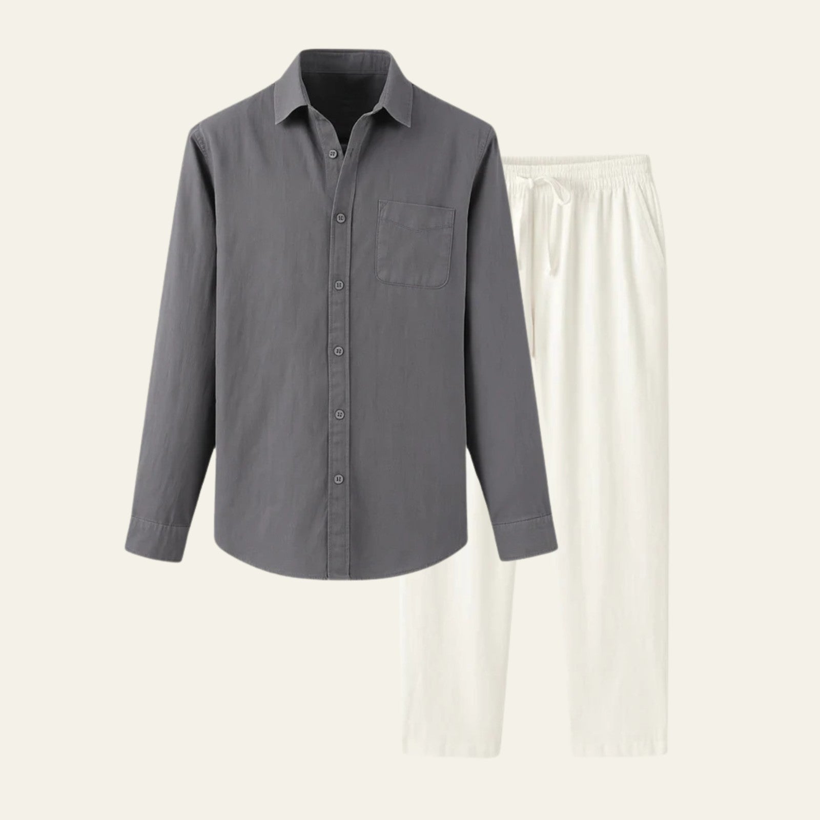 The Kyoto Linen Tailored Pantalon Set