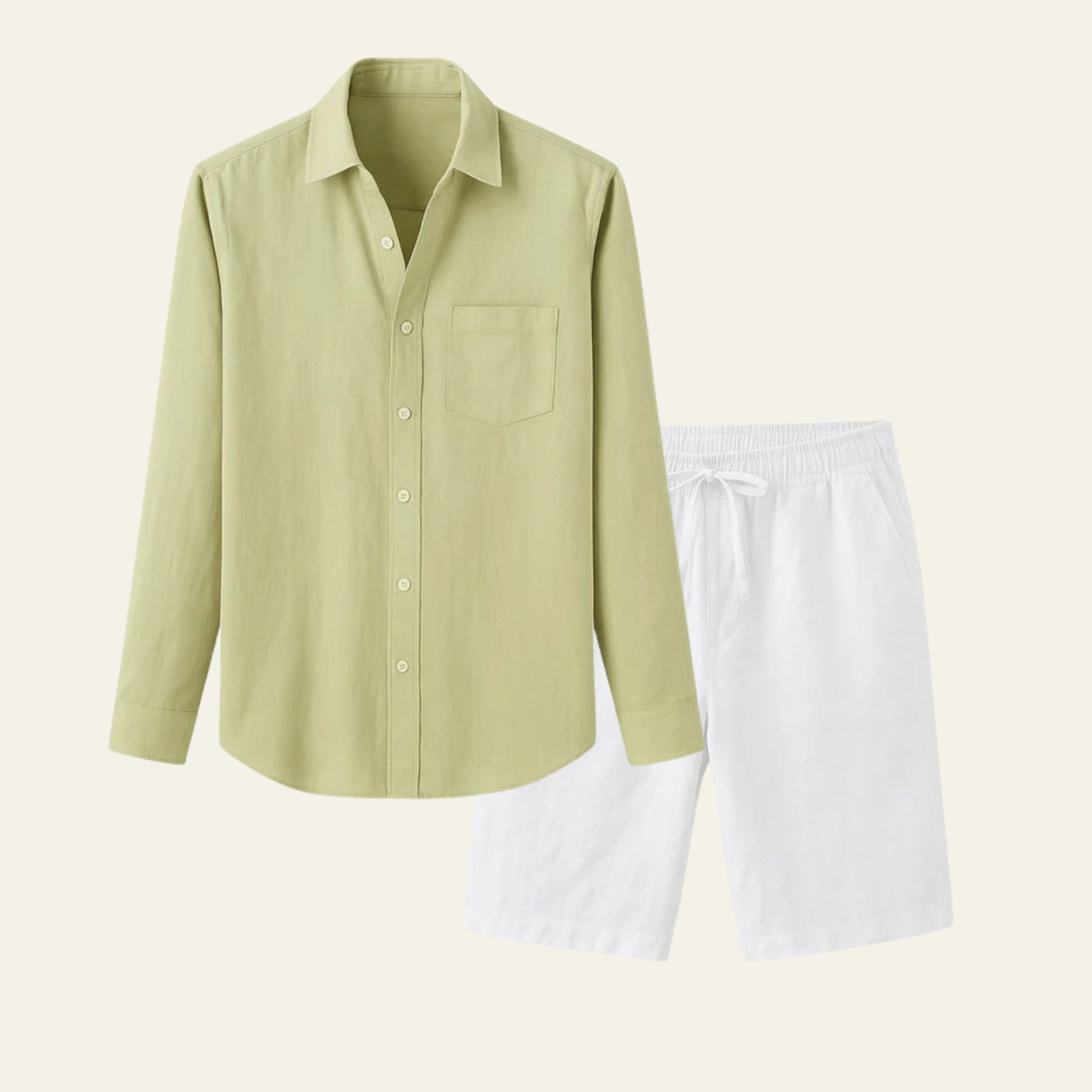 The Casablanca Linen Premium Shorts Set