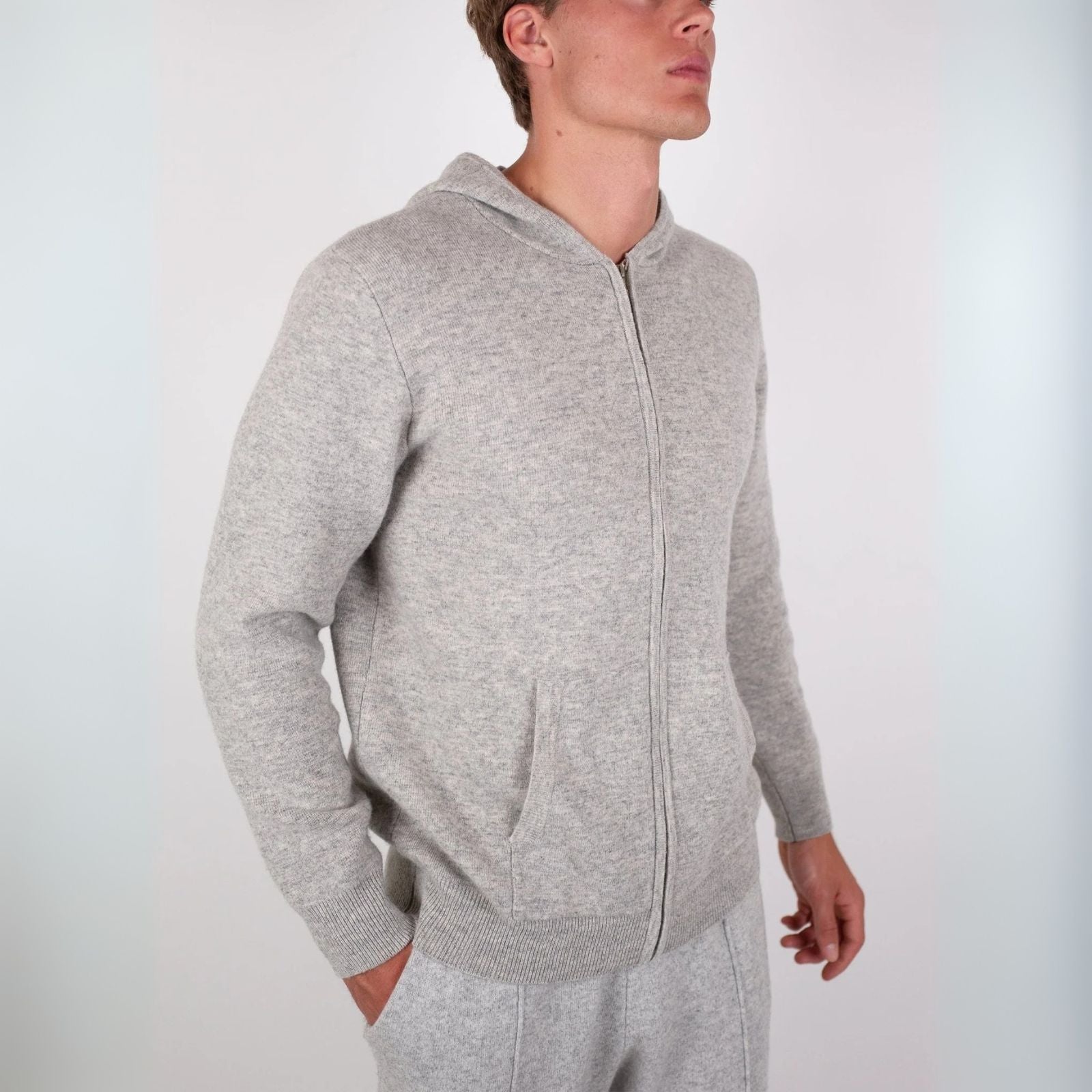 The Lucerne Merino Wool Zip-Up Comfort Set