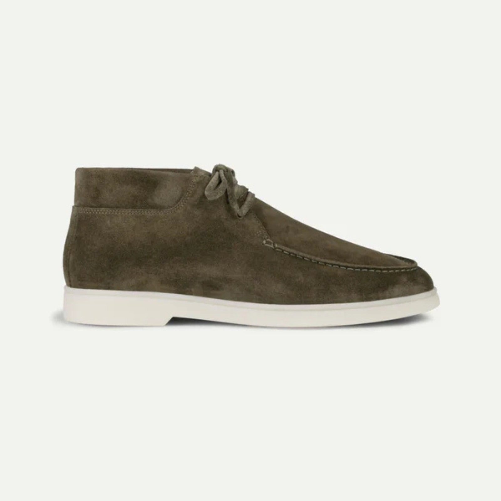 The Marrakech Olive Suede Desert Boot