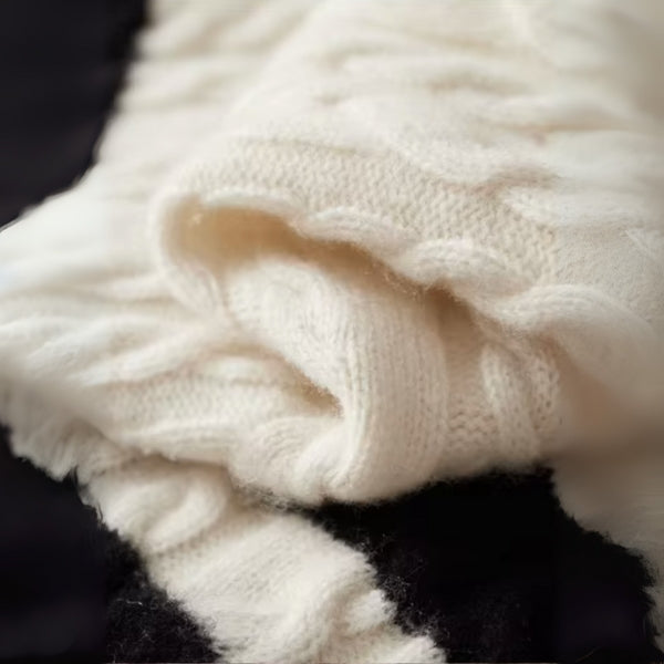 The Cortina Merino Wool Quarter Zip Sweater