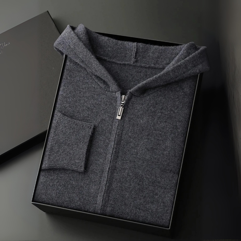 The Marais Cashmere Zip Hoodie
