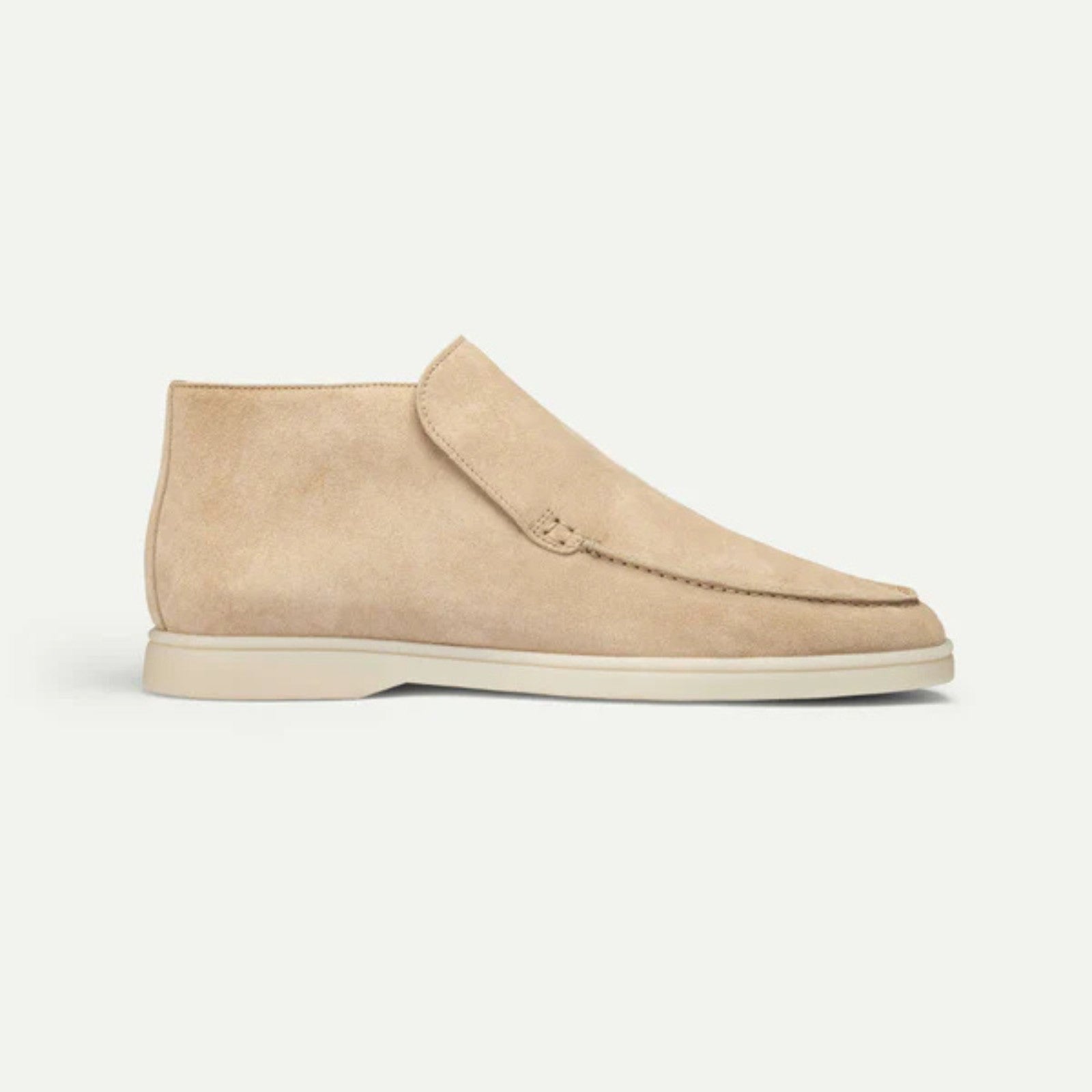 The Bastille Suede City Loafer in Beige