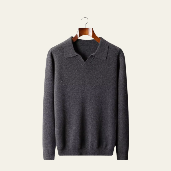 The Florence Merino Wool Polo Sweater