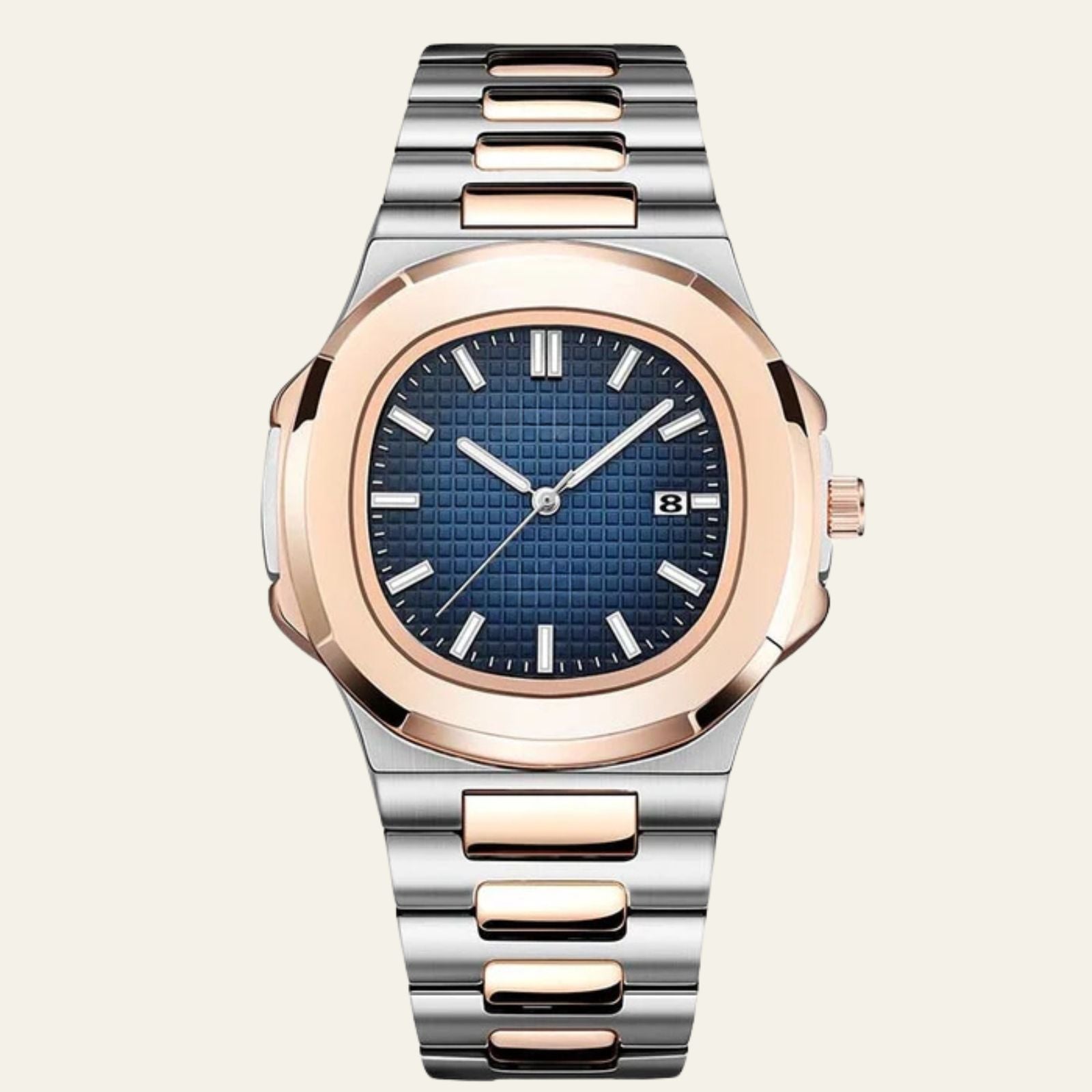 The Riviera Quartz Steel Watch