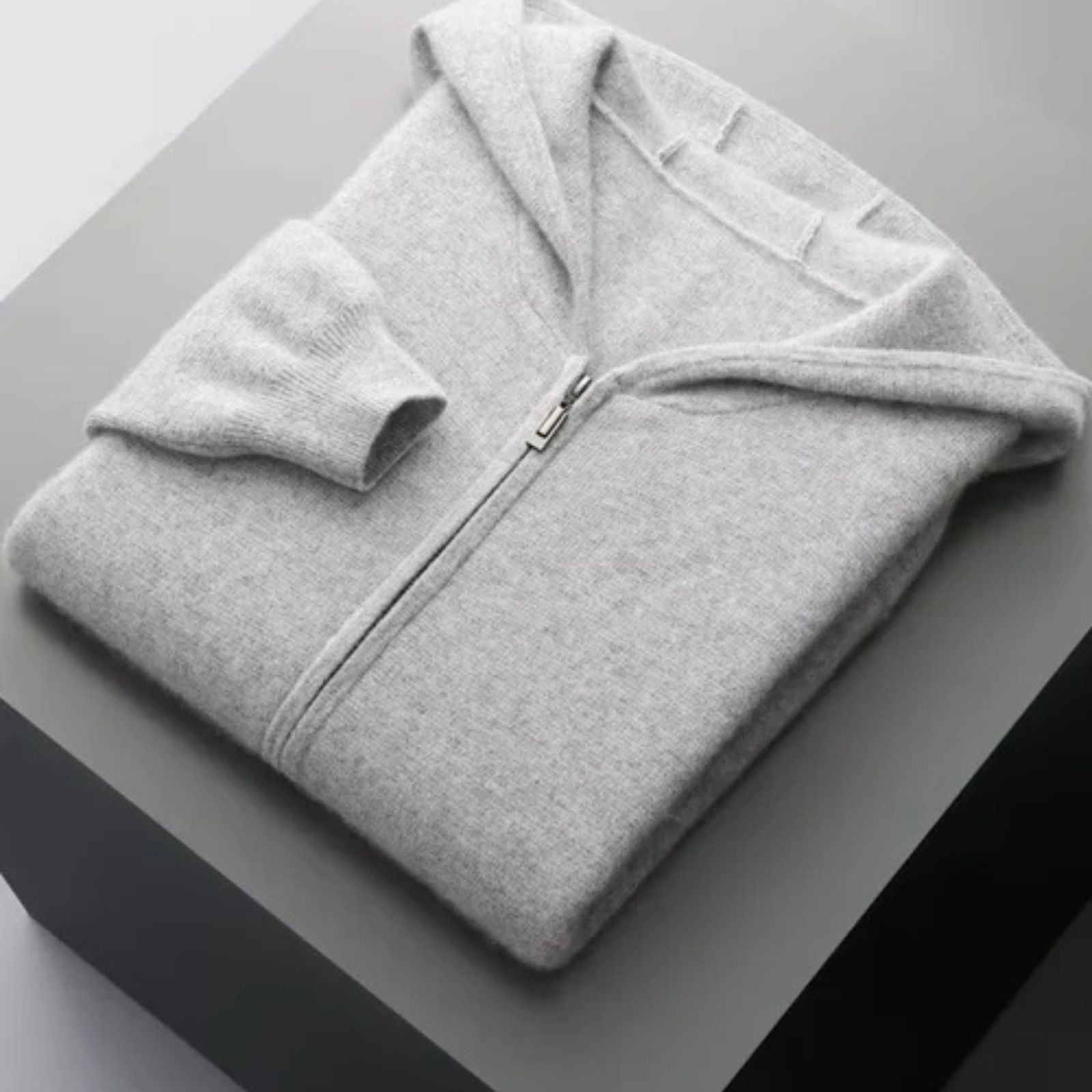 The Davos Merino Wool Zipper Hoodie