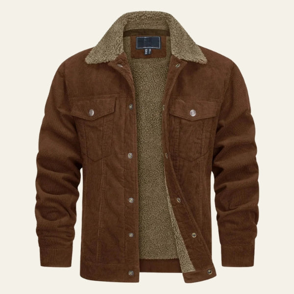 The Antwerp Corduroy Sherpa Jacket