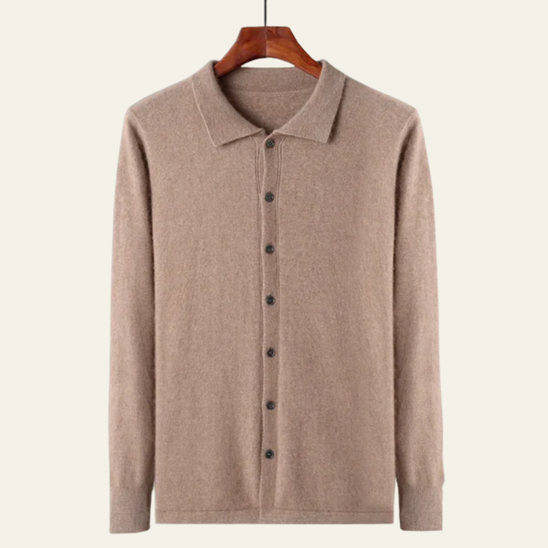The Aspen Cashmere Knit Shirt