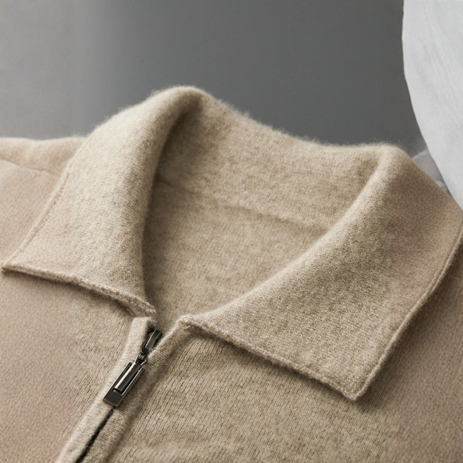 The Montreux Cashmere Zip Jacket