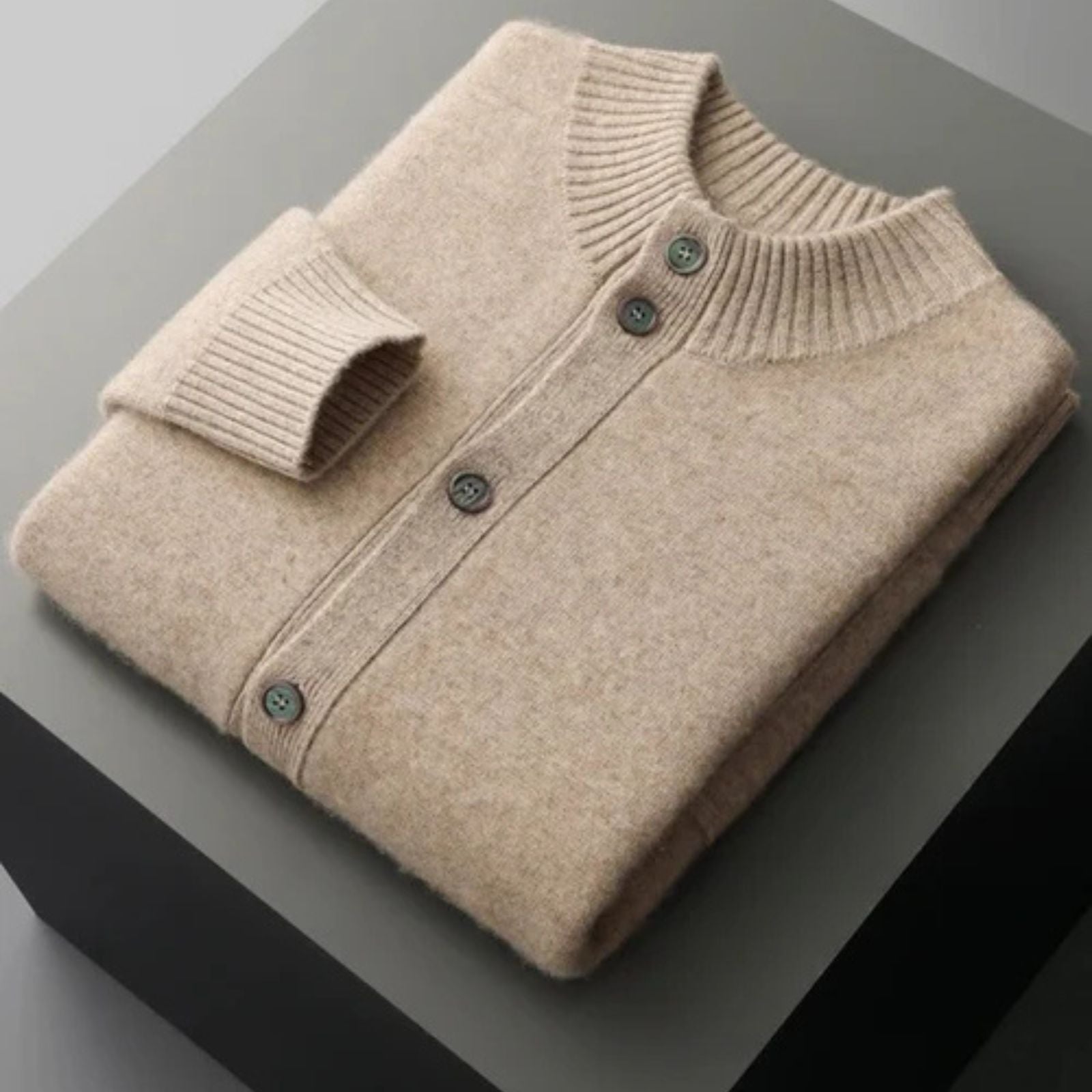 The Vienna Cashmere Button Cardigan