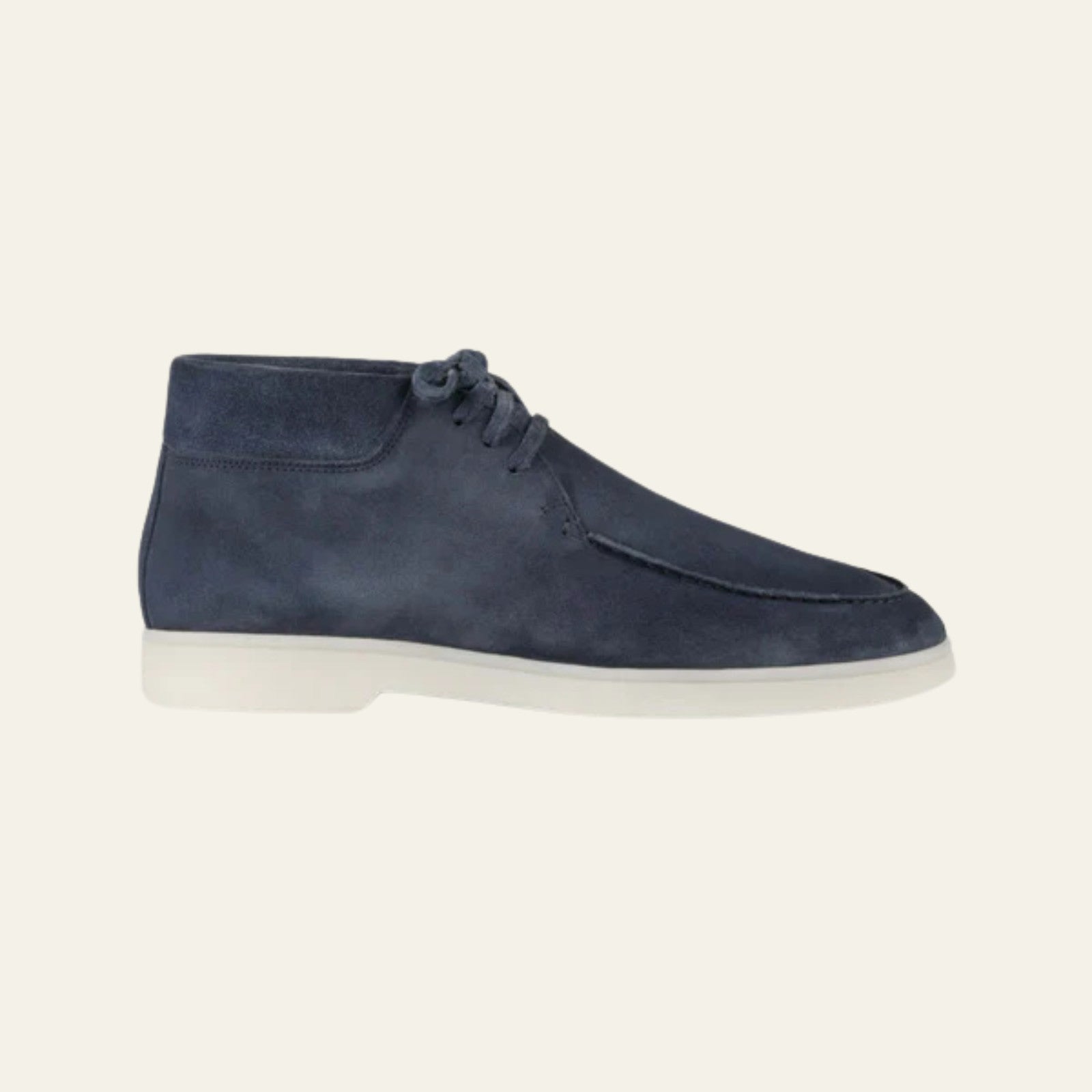 The Capri Steel Blue Suede Desert Boot