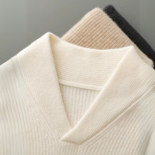 The Belluno Cashmere V-Neck Sweater