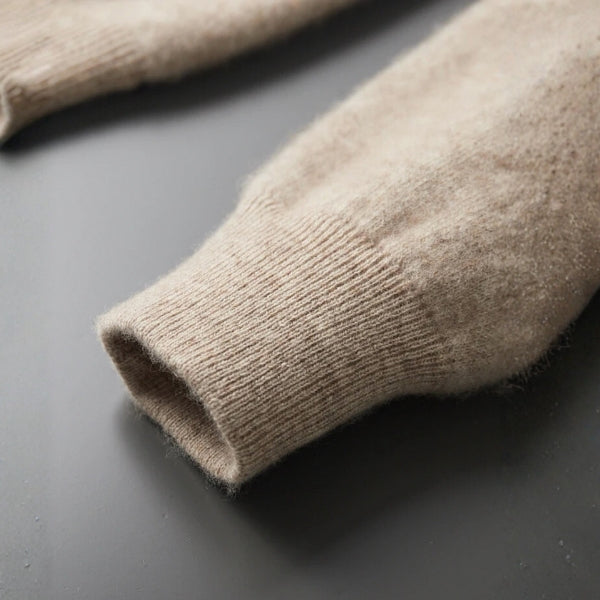 The Geneva Cashmere Zip Knit
