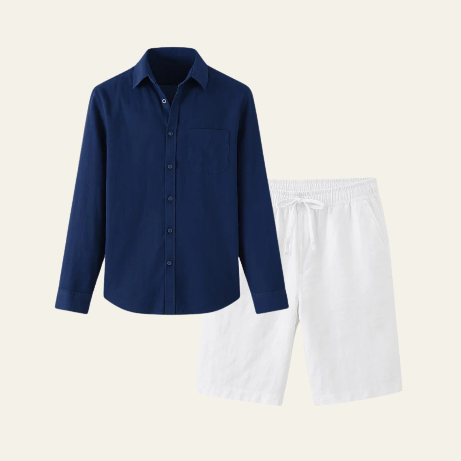The Casablanca Linen Premium Shorts Set