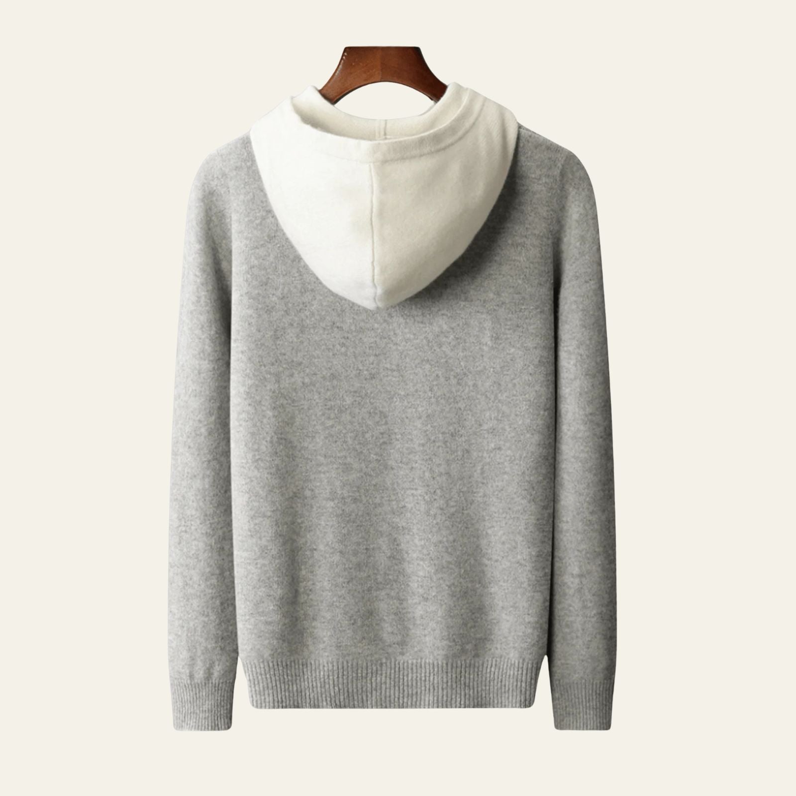 The Davos Merino Wool Pullover Hoodie