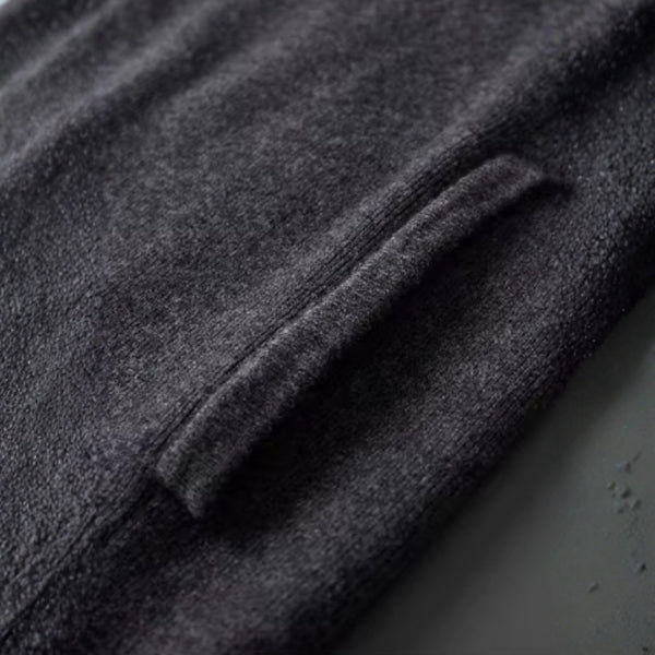 The Como Merino Wool Zip Knit