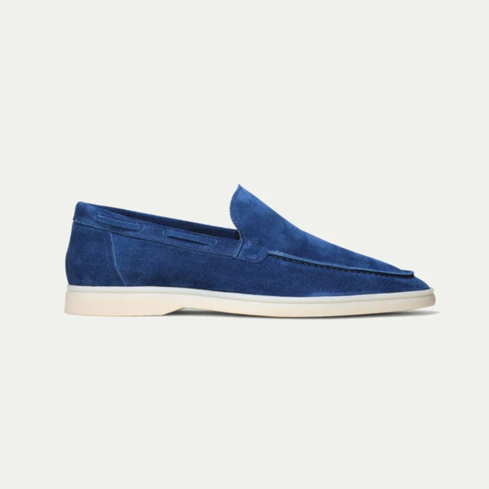 The Corsica Suede Yacht Loafer in Ultramarine