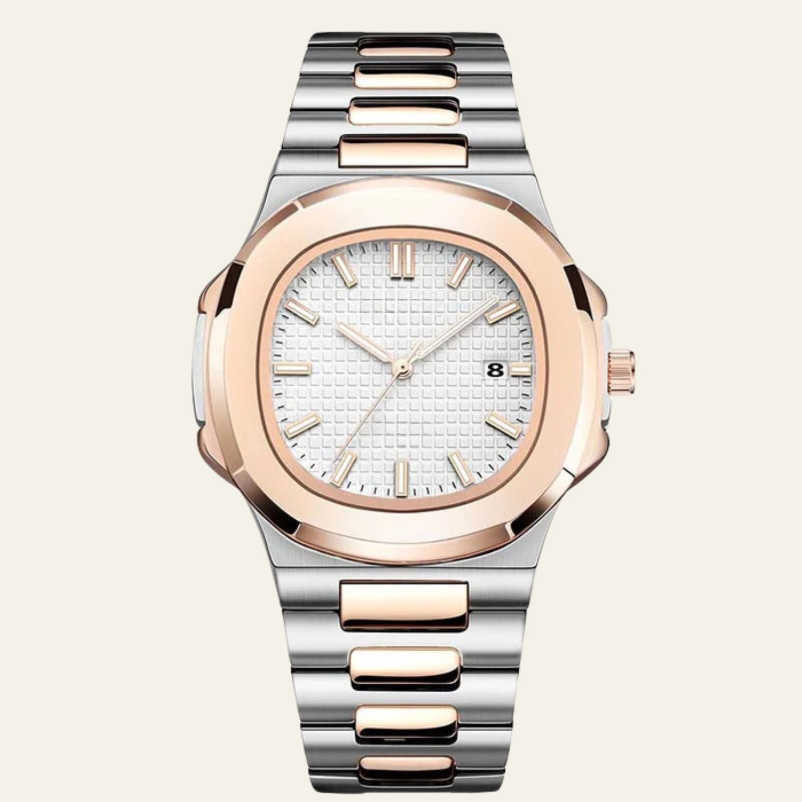 The Riviera Quartz Steel Watch