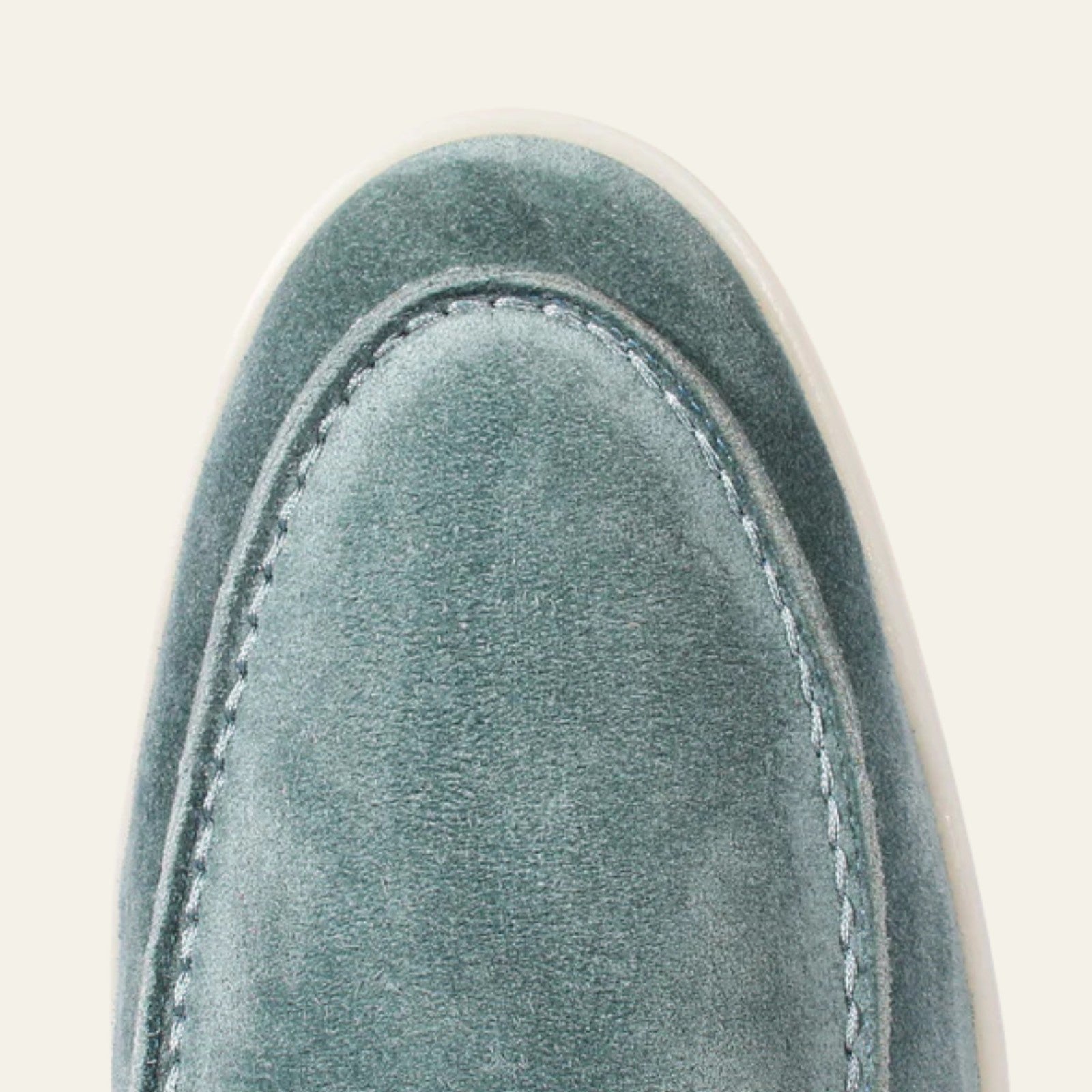 The Como Suede City Loafer in Petrol