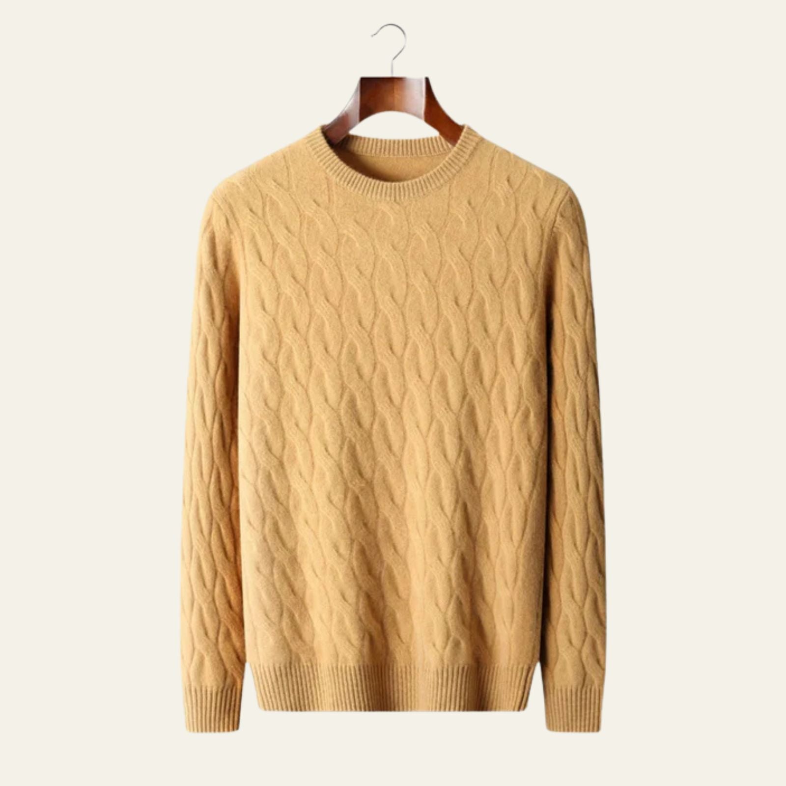 The St. Moritz Cashmere Cable Knit Sweater