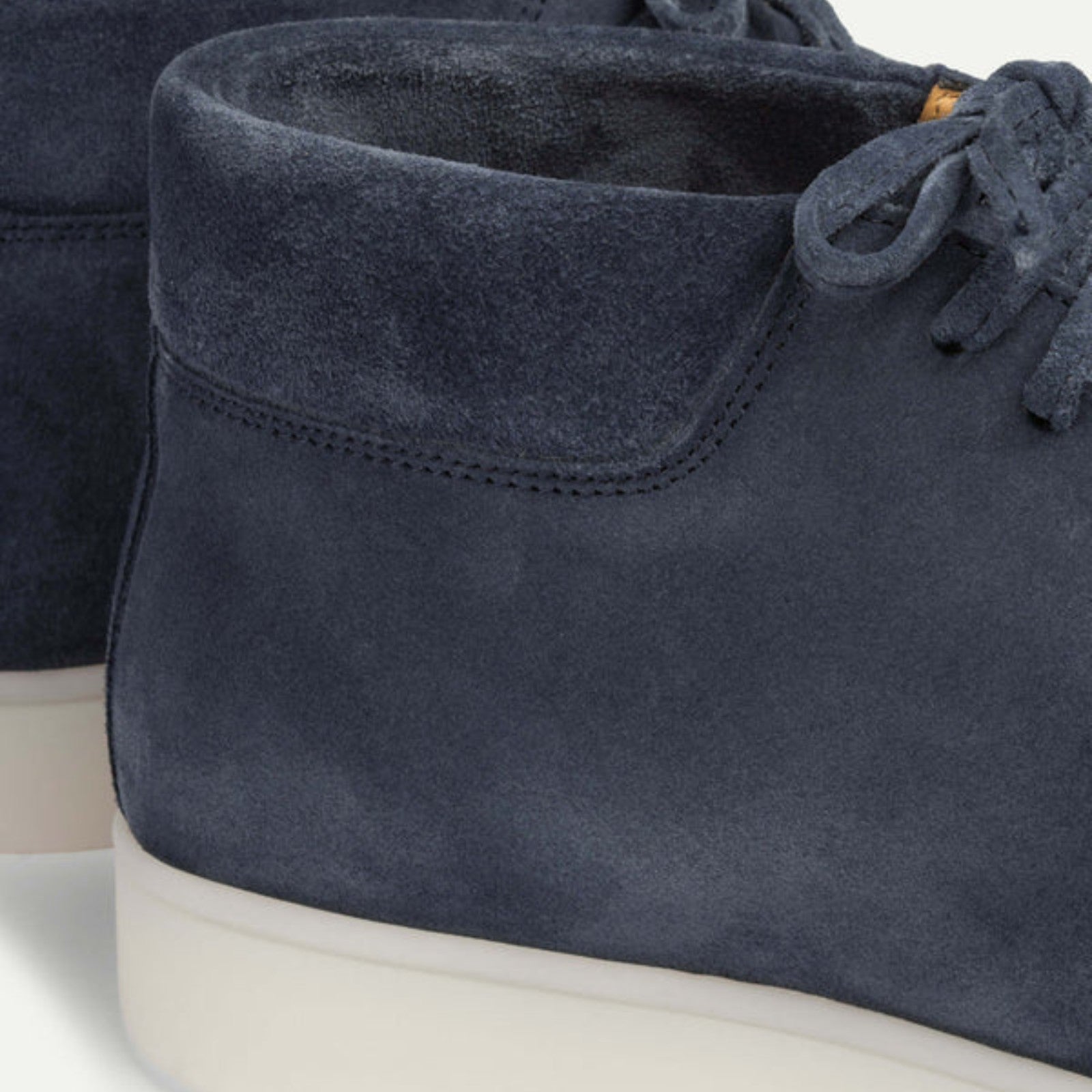 The Capri Steel Blue Suede Desert Boot