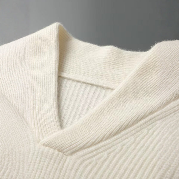 The Belluno Cashmere V-Neck Sweater