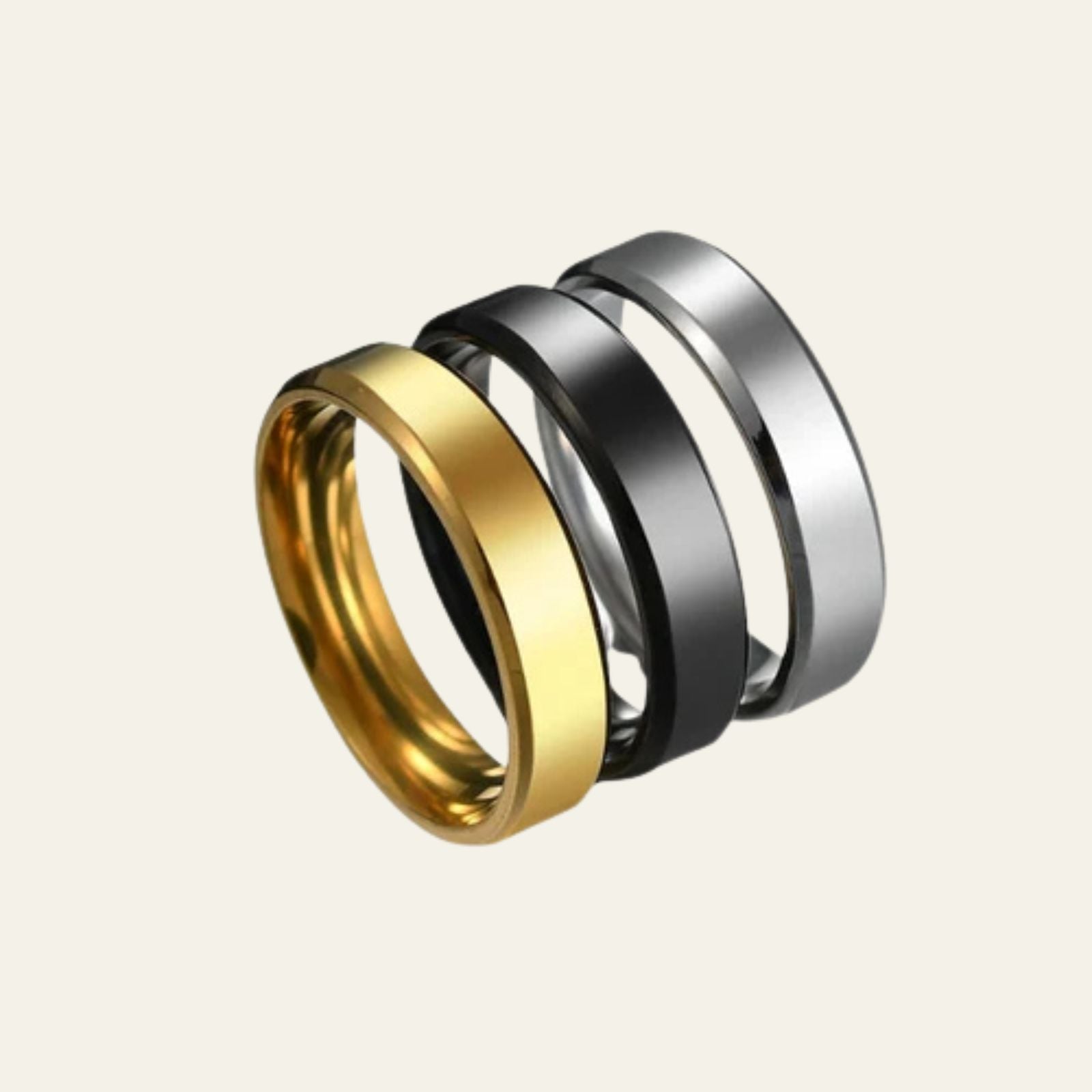 The Marais Steel Trinity Ring