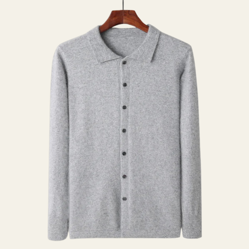 The Aspen Cashmere Knit Shirt