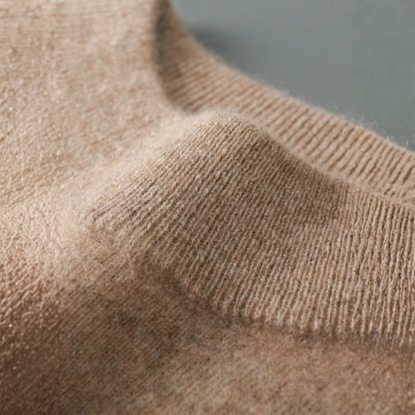 The Lausanne Merino Wool Mock Neck Sweater