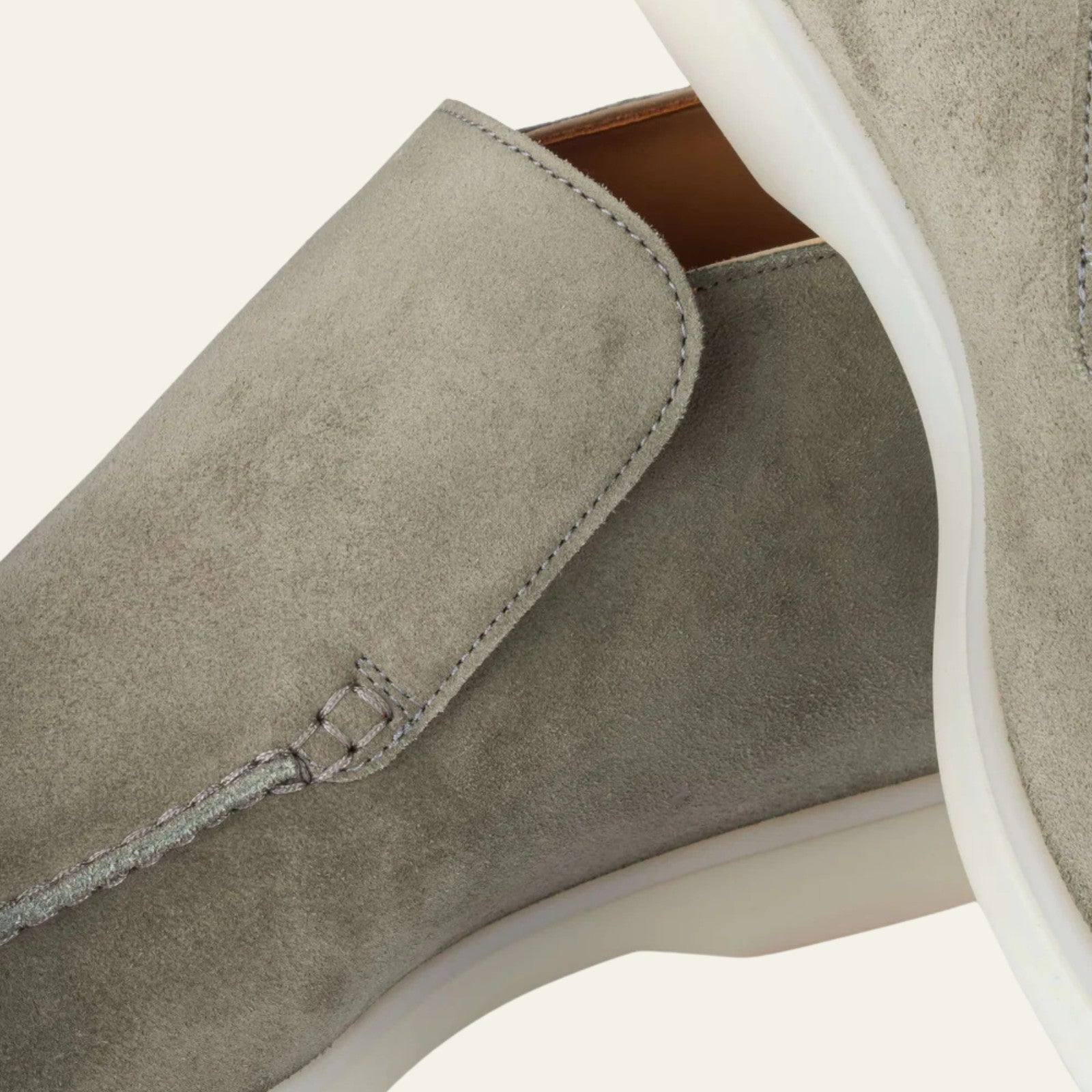 The Milano Suede City Loafer in Pistache