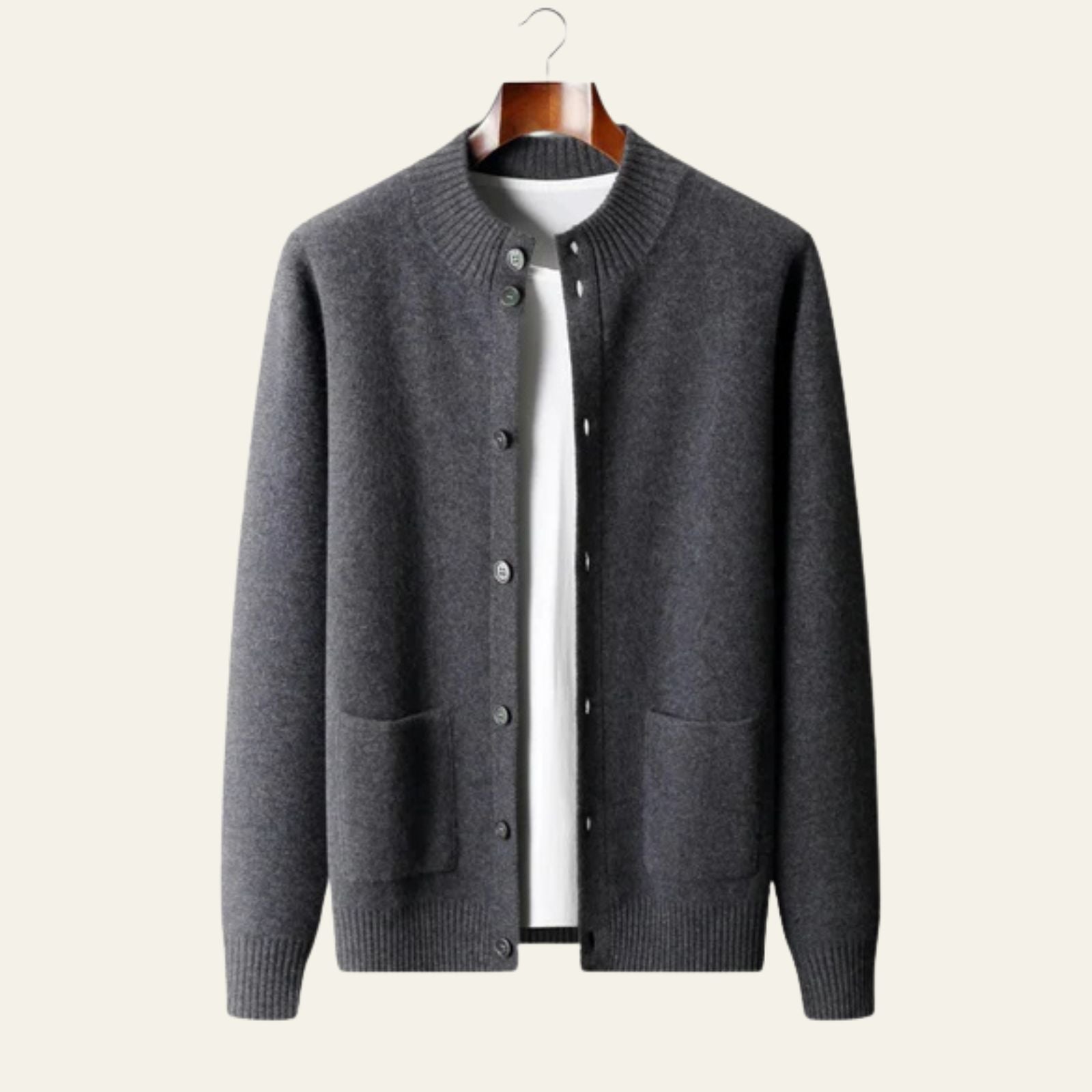 The Vienna Cashmere Button Cardigan