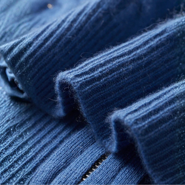 The Sorrento Cable Cashmere Zip Hoodie