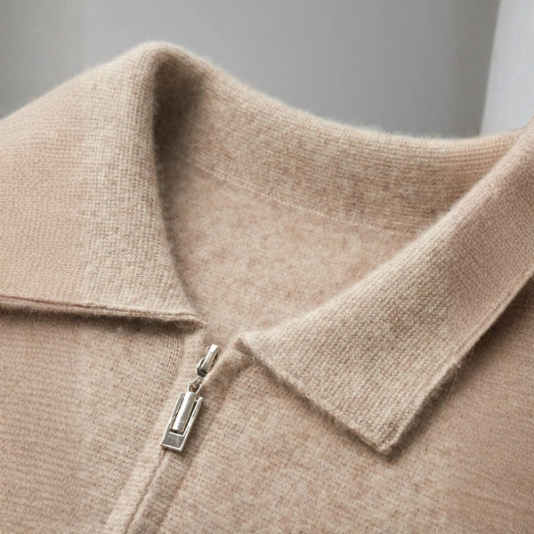 The Davos Cashmere Zip Jacket
