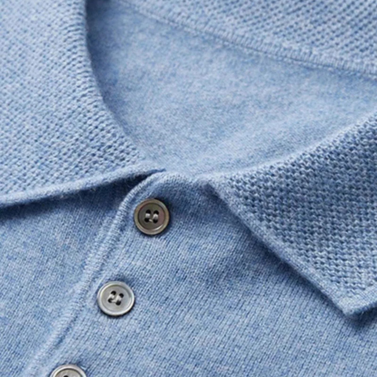 The Geneva Cashmere Short Sleeve Polo