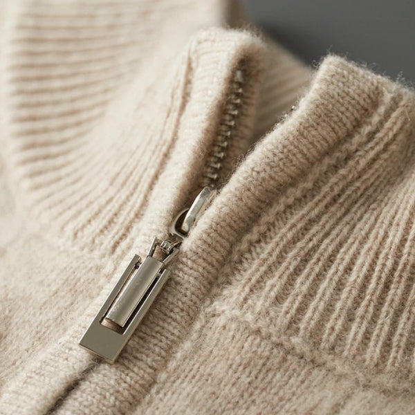 The Geneva Merino Wool Quarter Zip