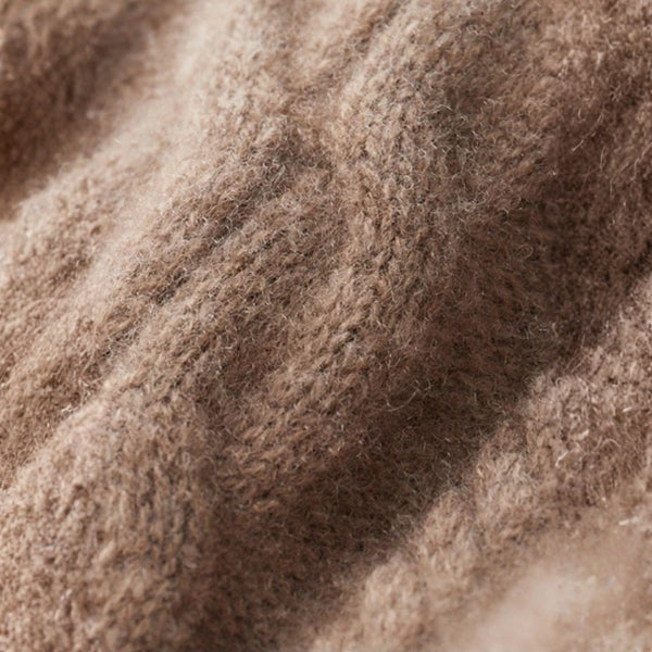 The Galway Merino Wool Cable Sweater