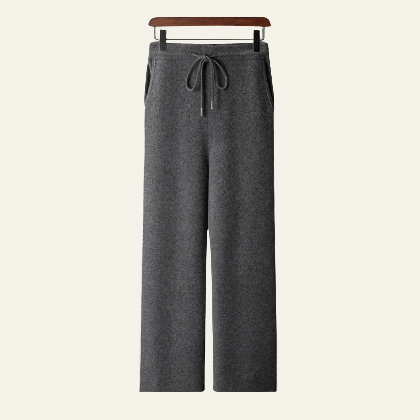 The Riviera Merino Wool Striped Straight-Leg Pant