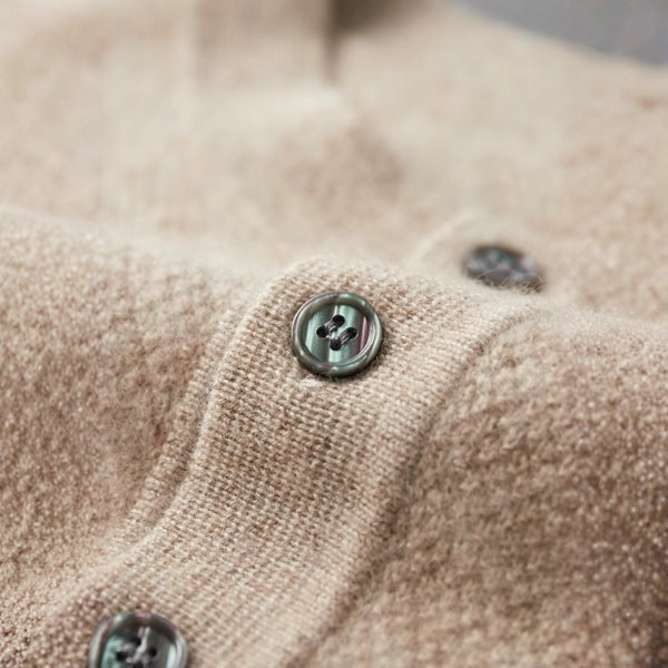 The Aspen Cashmere Henley Sweater