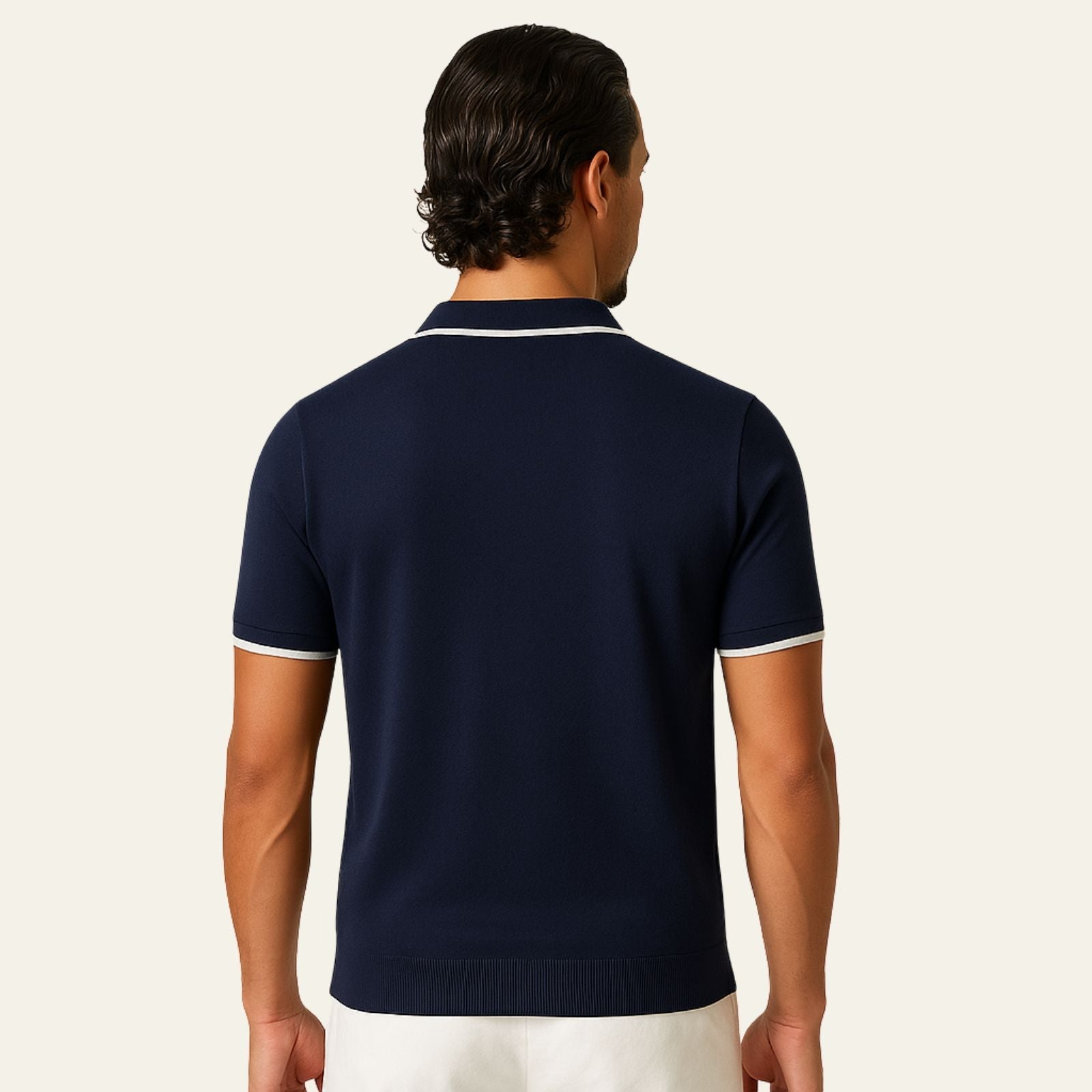 The Riviera Edge Knit Polo