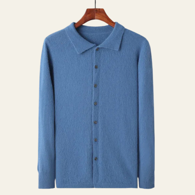 The Aspen Cashmere Knit Shirt