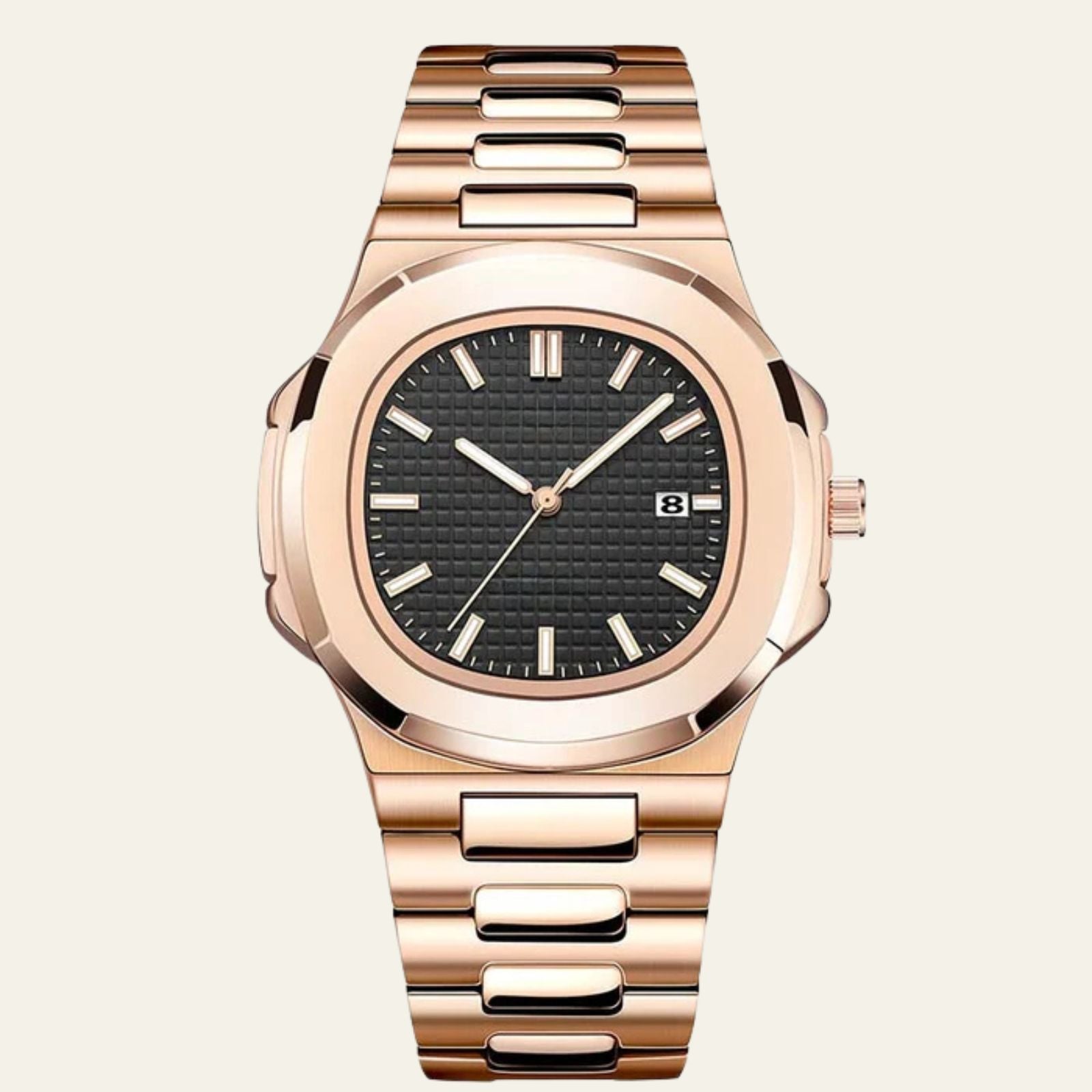 The Riviera Quartz Steel Watch