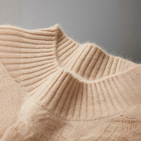 The Amalfi Merino Wool Cable Crew