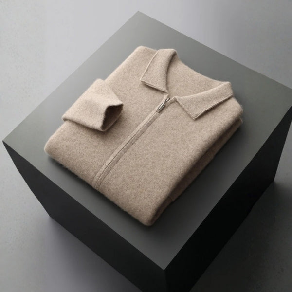 The Davos Cashmere Zip Jacket