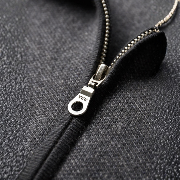 The Geneva Cashmere Zip Knit